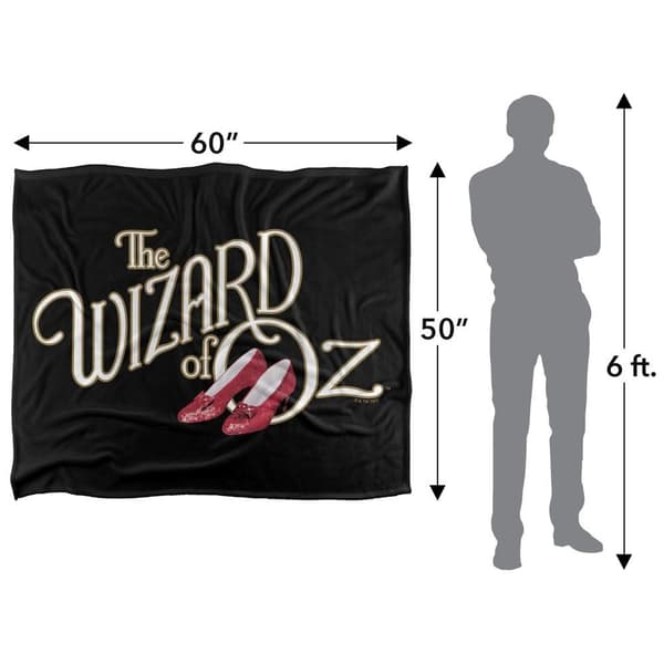 Wizard Of Oz Classic Logo Polyester Soft Touch Blanket