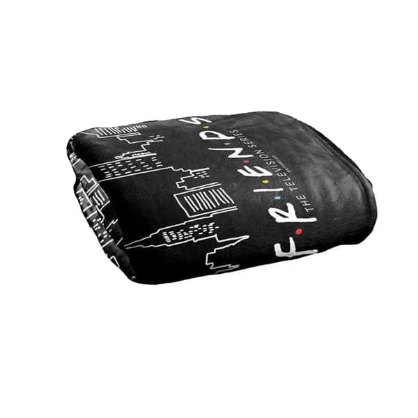 Friends Light Blueline Soft Touch Blanket