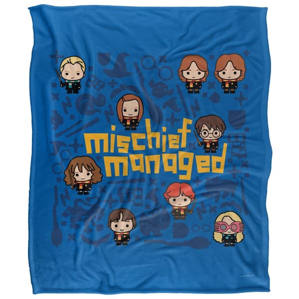 Harry Potter Mischief Managed Chibi Blanket