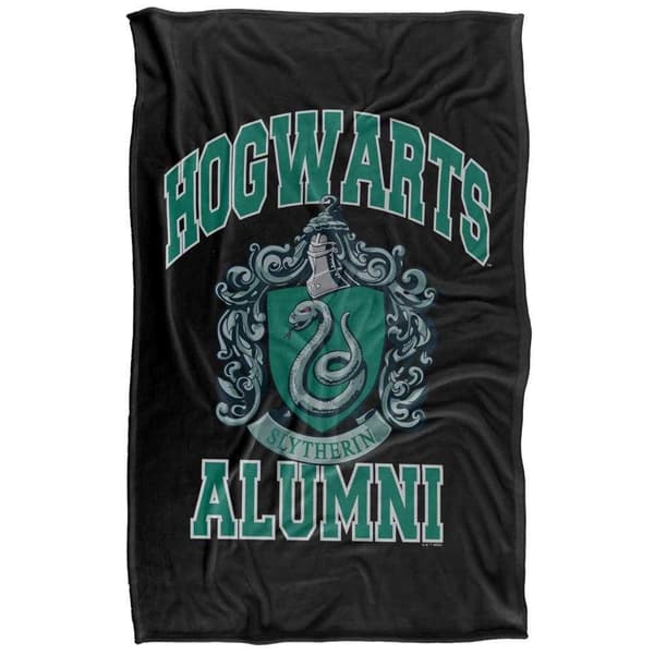 Harry Potter Hogwarts Alumni Slytherin Blanket
