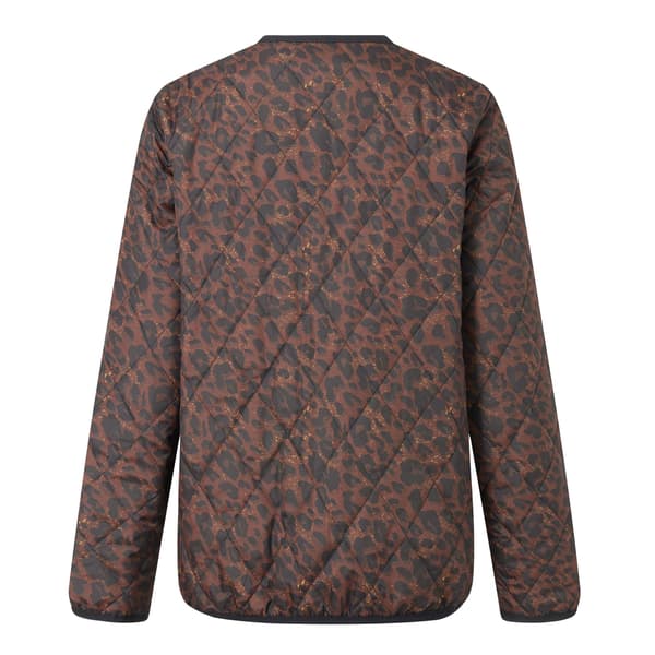 Regatta Dam/Dam Maia Leopardmönstrad Quiltad Jacka