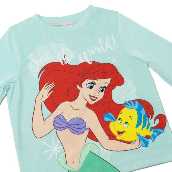 Den lilla sjöjungfrun Ariel & Flounder Lång Pyjamas Set för flickor