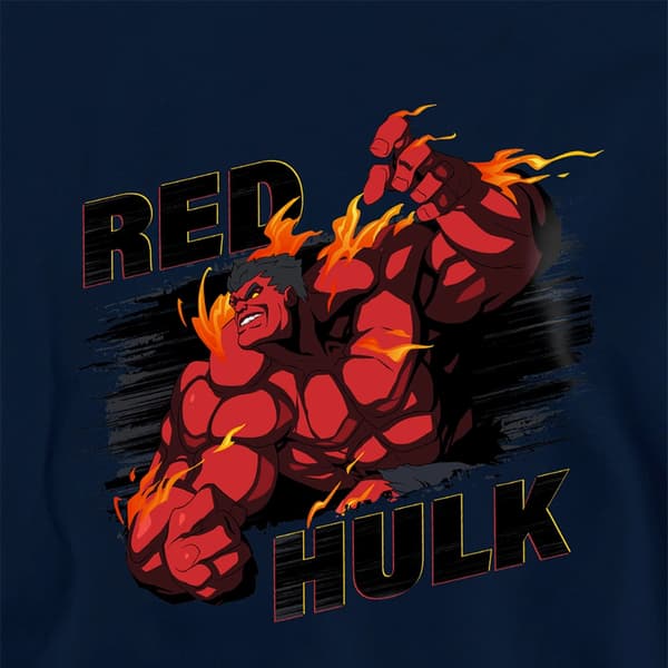 Marvel Childrens/Kids Red Hulk Fire Pull Over Hoodie