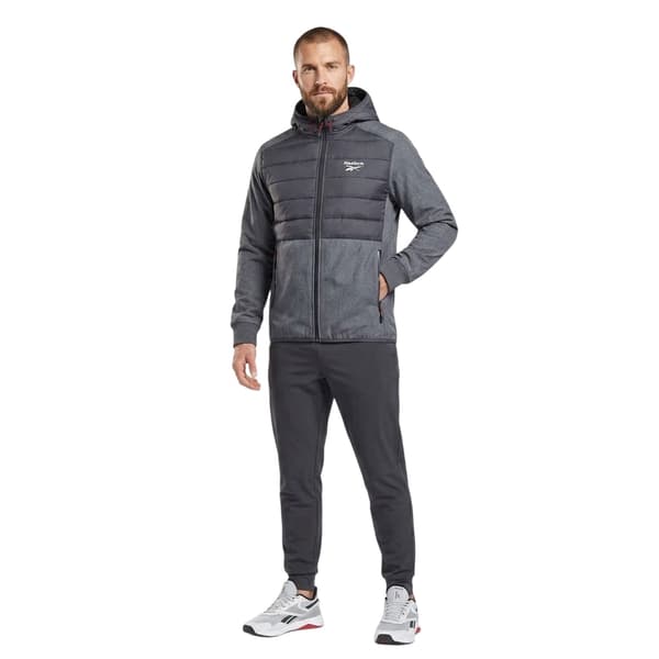 Reebok Mens Plain Ribbed Cuff Raincoat