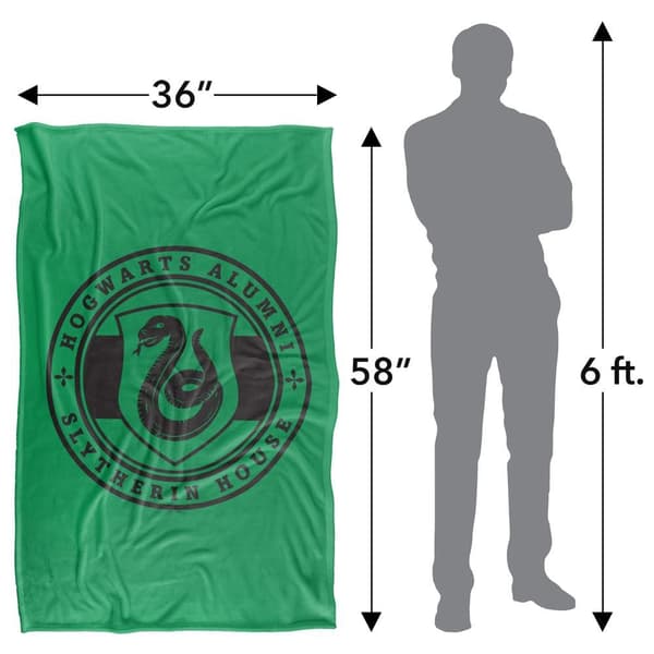 Harry Potter Slytherin Crest Soft Touch Blanket
