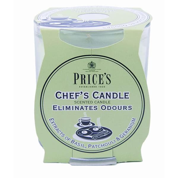 Prices Chefs Jar Scented Candle Basil Patchouli & Geranium