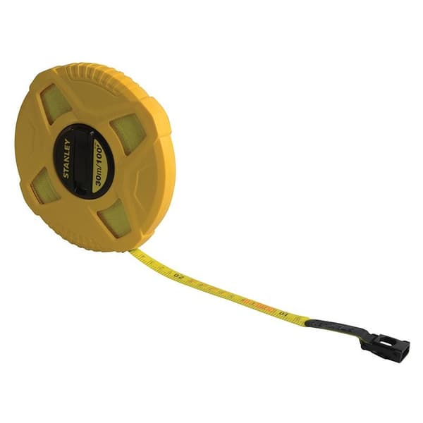 Stanley Hand Tools Closed Case Fibreglass Long Tape