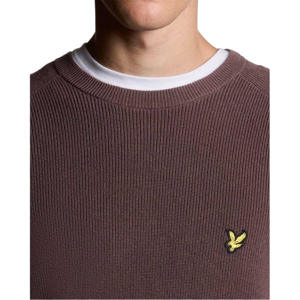 Lyle & Scott Herrtröja med ribbad raglan