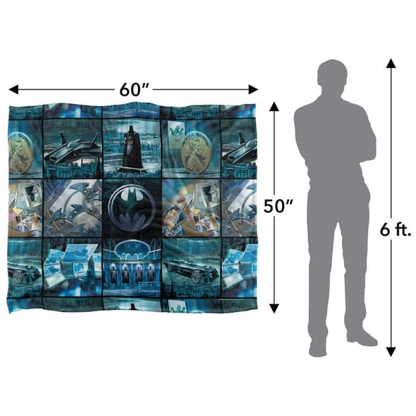Batman Batcave Montage Blanket