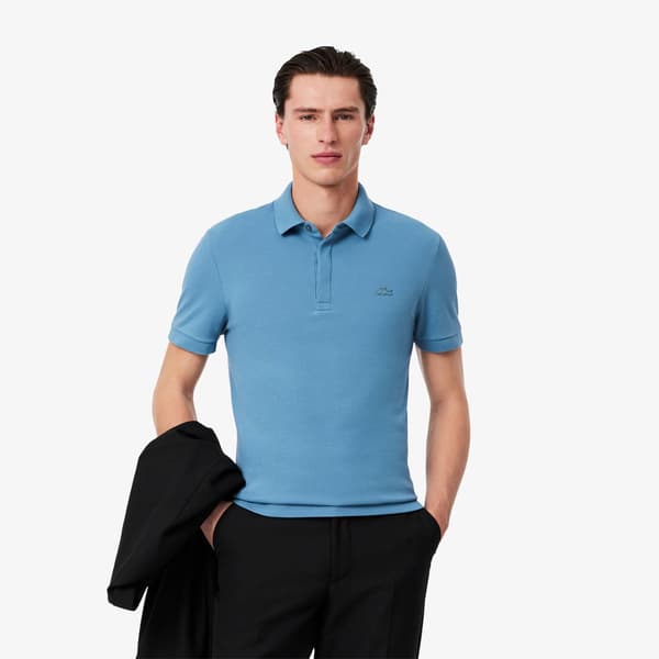 Lacoste Herr Paris Piqué Stretch Regular Pikétröja