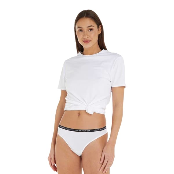 Tommy Hilfiger Dam/Dam Logo Bomullstrosa (3-pack)