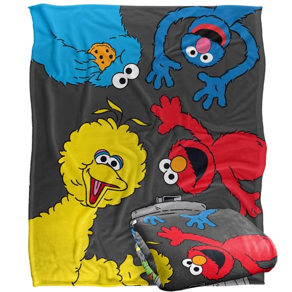 Sesame Street Group Pose Blanket