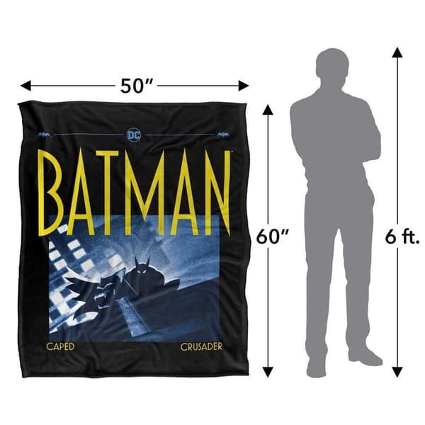 Batman Caped Crusader Shadow Blanket