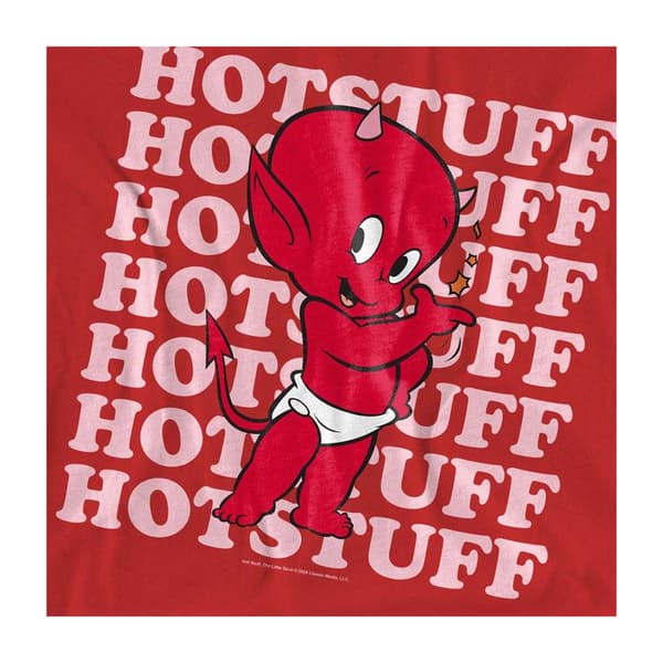 Hot Stuff Womens/Ladies Devil Snapping Fingers Devil Regular T-Shirt