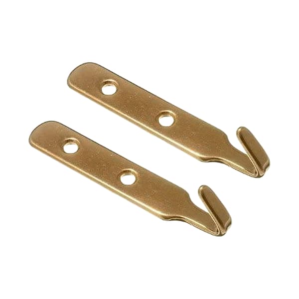 X Brass J-krokar 2-pack