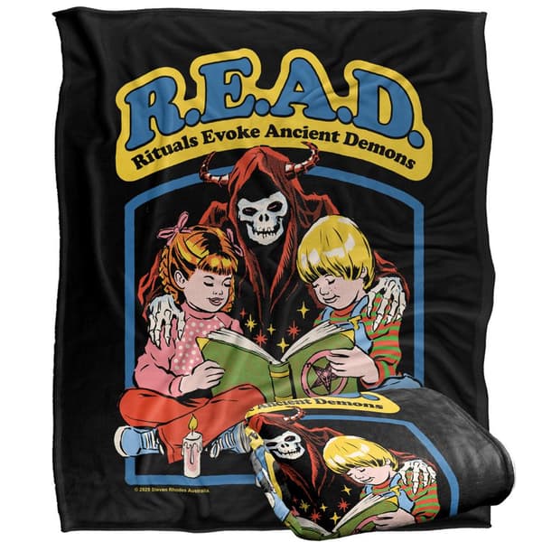 Steven Rhodes Read Soft Touch Blanket