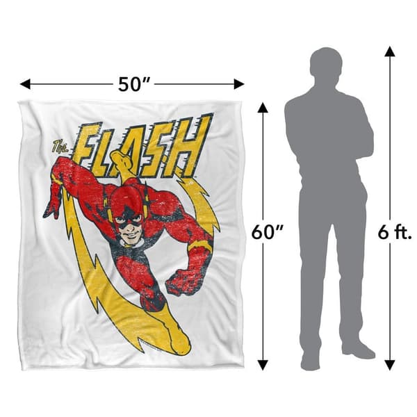 The Flash Trail Lightning Soft Touch Blanket