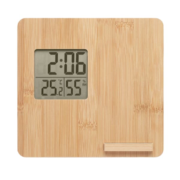 MidOcean Bambu Digital Bordsklocka