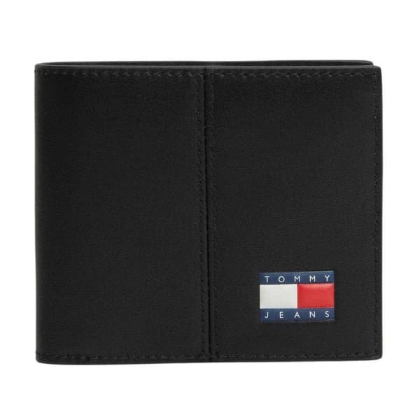 Tommy Jeans Tri-Fold Leather Card Wallet