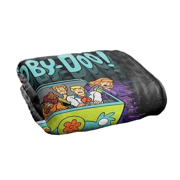 Scooby Doo Frightened Driving Soft Touch Blanket