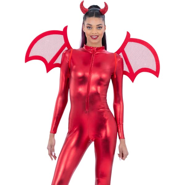 Smiffys Devil Mesh Wings