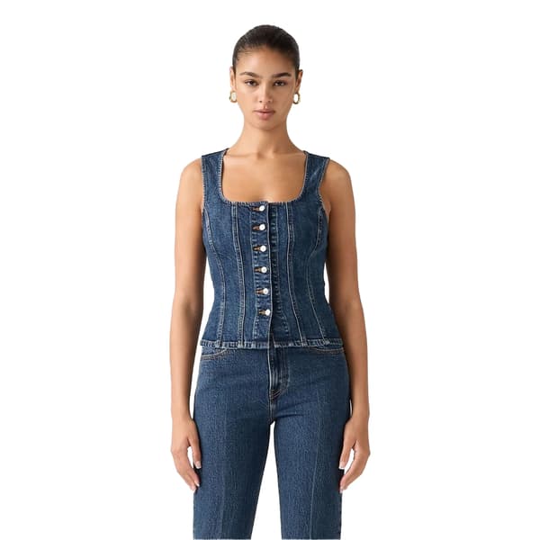 Levis Dam/Kvinnor Skulpterad Ärmlös Topp