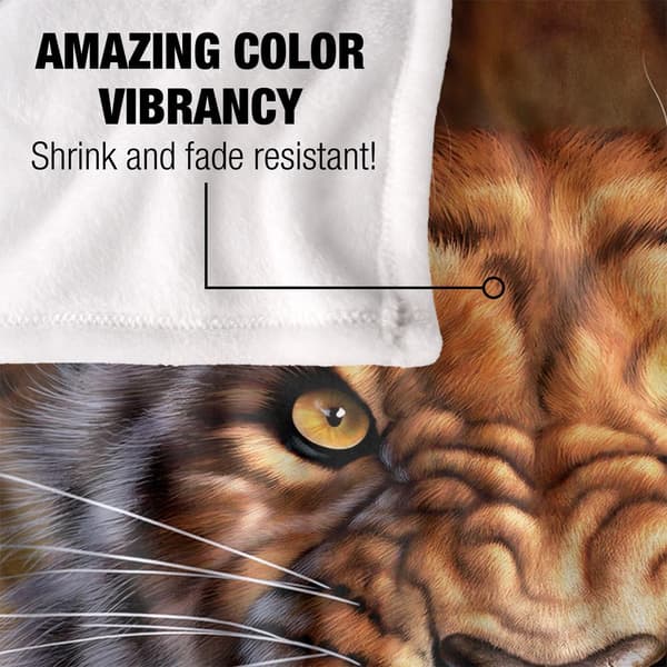JQ Licensing Jlo Silky Tiger Supersoft Blanket