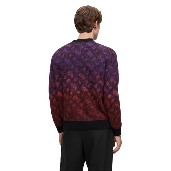 Boss Mens Geometric Regular Jumper