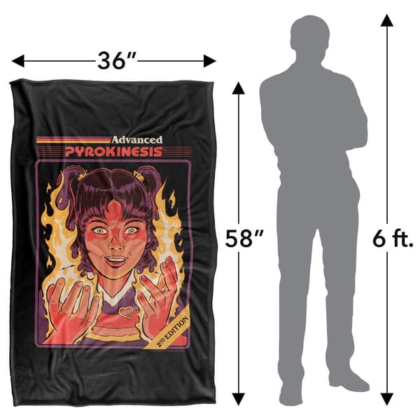 Steven Rhodes Advanced Pyrokinesis Soft Touch Blanket