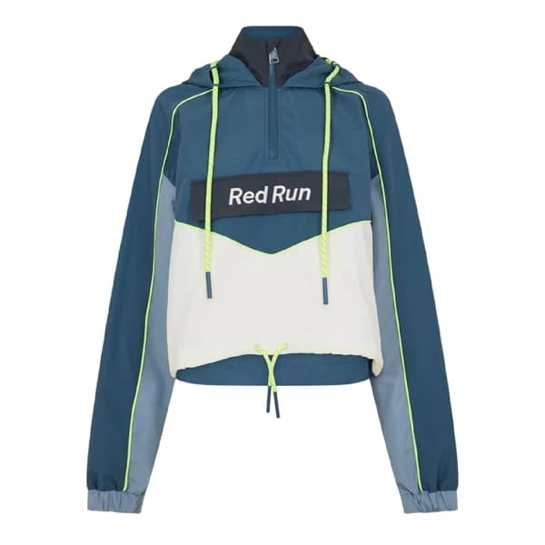 Red Run Vindjacka med huva för damer/kvinnor
