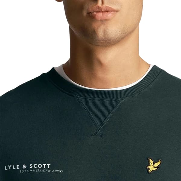 Lyle & Scott Herrtröja med Ordinate-logotyp i bomull