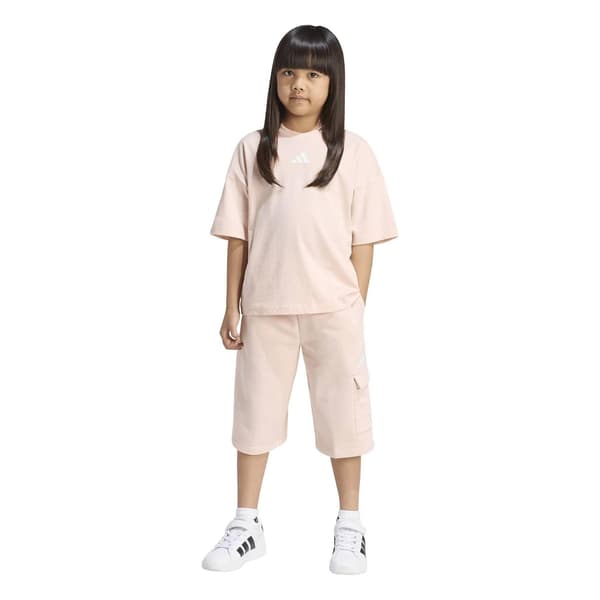 Adidas Childrens/Kids Logo Oversized Top & Bottom Set