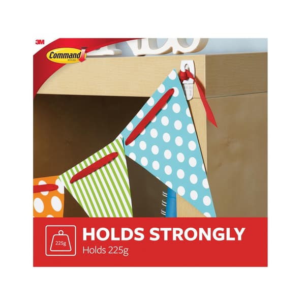 Command White Mini Hooks