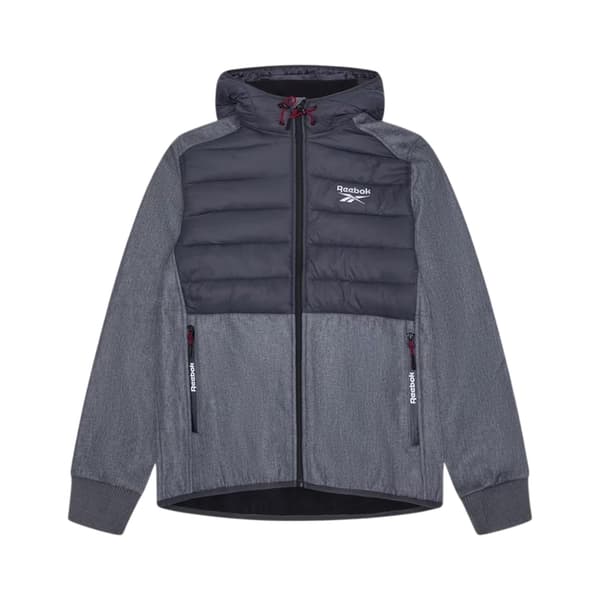 Reebok Mens Plain Ribbed Cuff Raincoat
