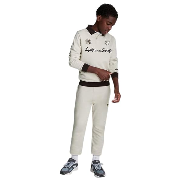 Lyle & Scott Pojkar Logotyp Kragad Tröja