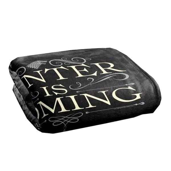 Game Of Thrones Winter Is Coming Scroll Soft Touch Blanket