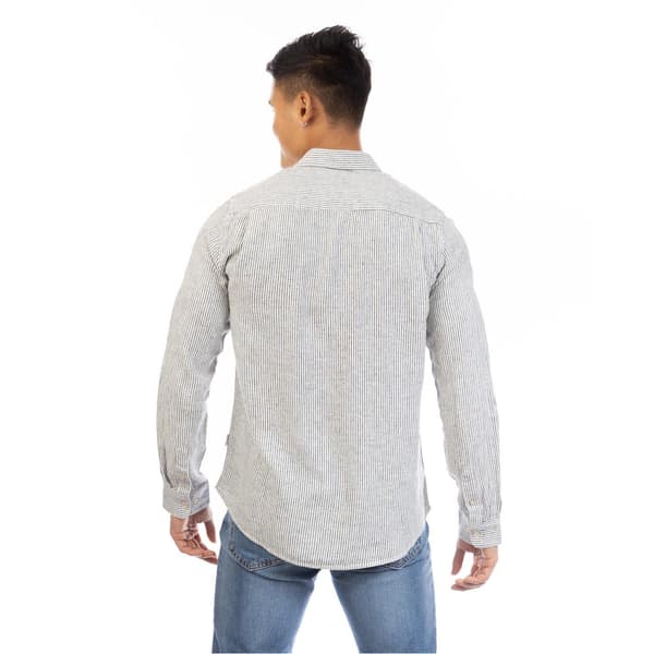 Peter Werth Mens Rascoe Collared Long-Sleeved Button-Down Shirt