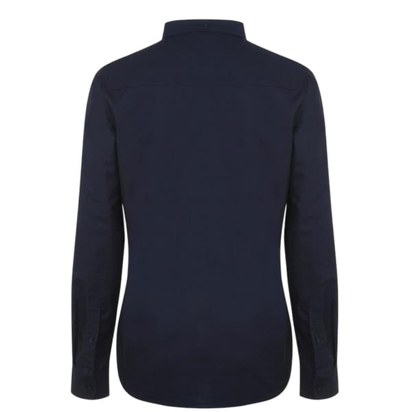 Firetrap Herr Basic Oxford Bomull Skjorta med knappar