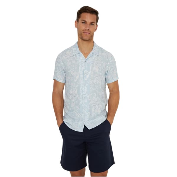 Threadbare Mens Floral Regular Short-Sleeved Shirt