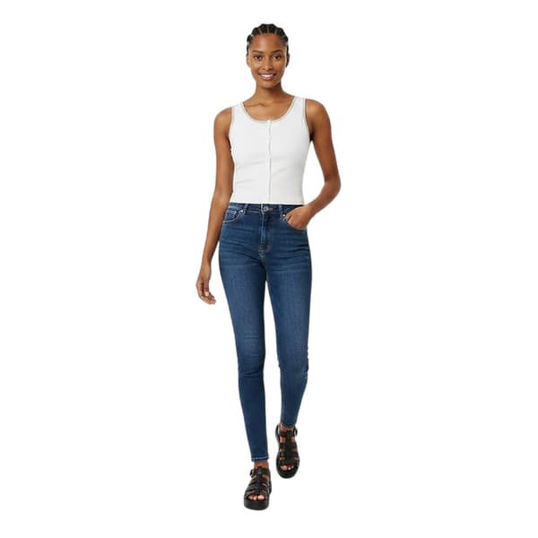 Jack Wills Dam/Dam Stickad Croppad Topp