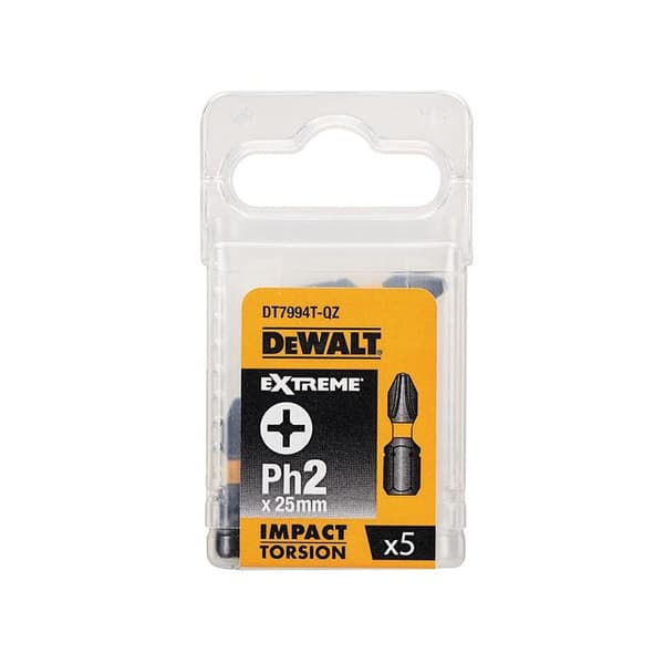 Dewalt Elverktyg Slag Torsionsbits, Phillips