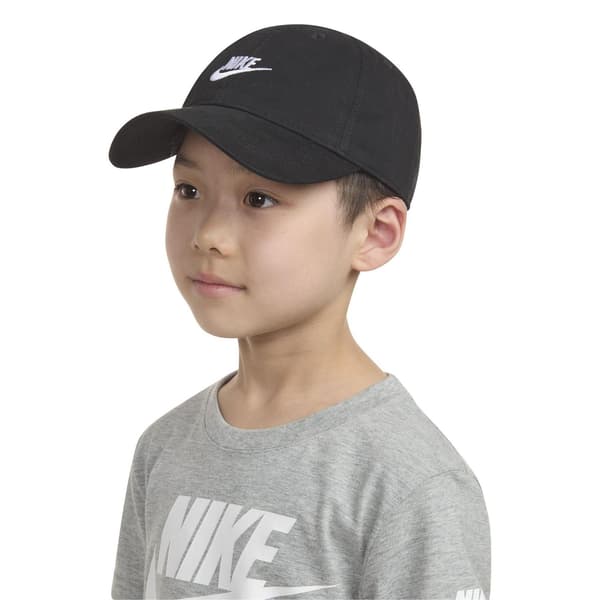 Nike Barn/Kids Heritage Logo Borstad Bomull Twill Baseballkeps