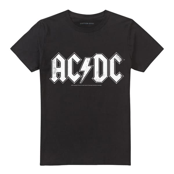 ACDC Unisex T-shirt til voksne tilbage i sort