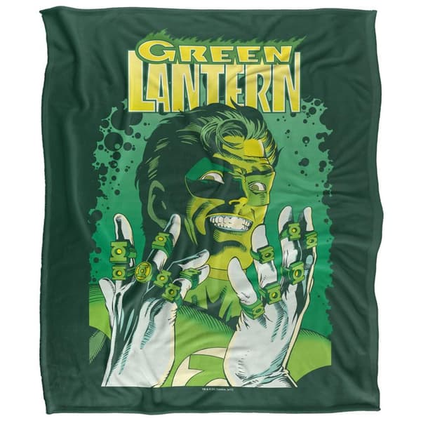 Justice League Green Lantern Soft Touch Blanket