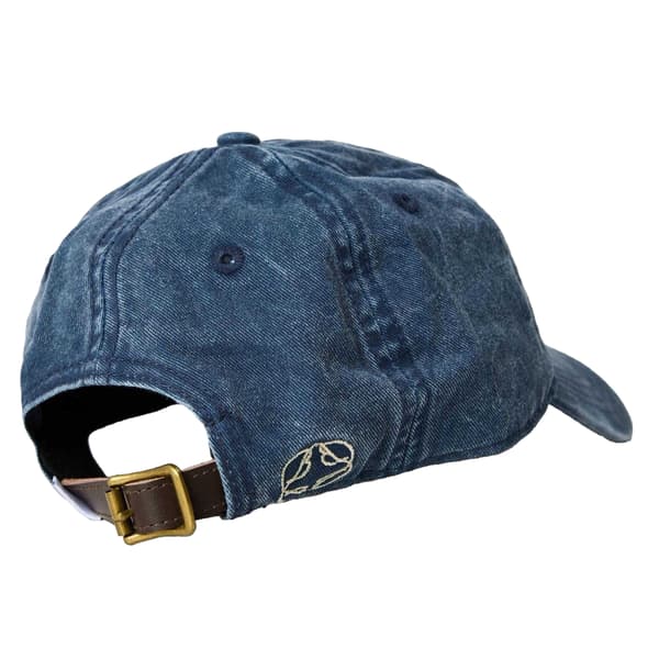 Belier Embroidered Logo Denim Baseball Cap