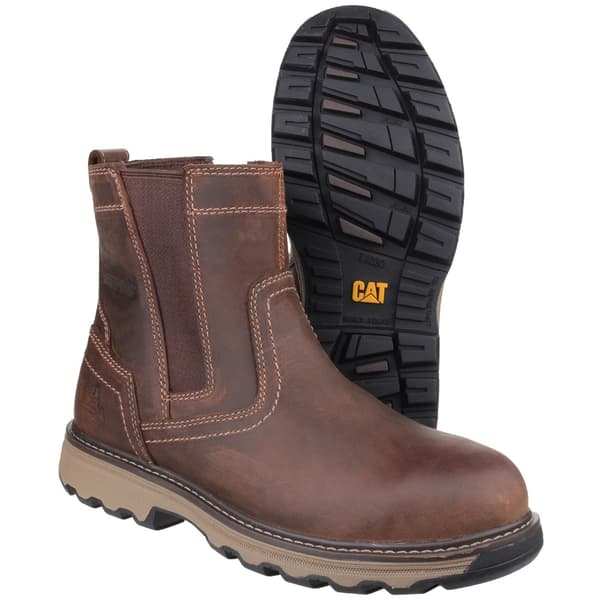 Caterpillar Unisex Pelton Säkerhetskängor i Läder