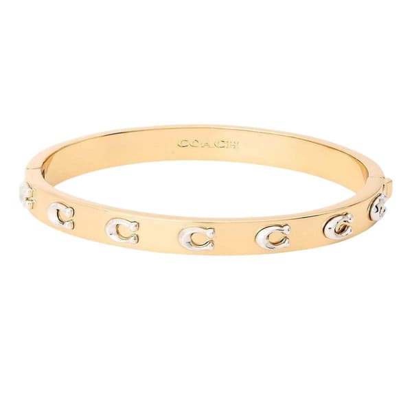 Coach Womens/Ladies Polished Logo Bangle