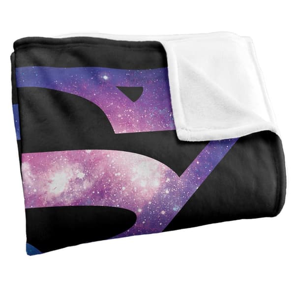 Superman Galaxy Logo Blanket