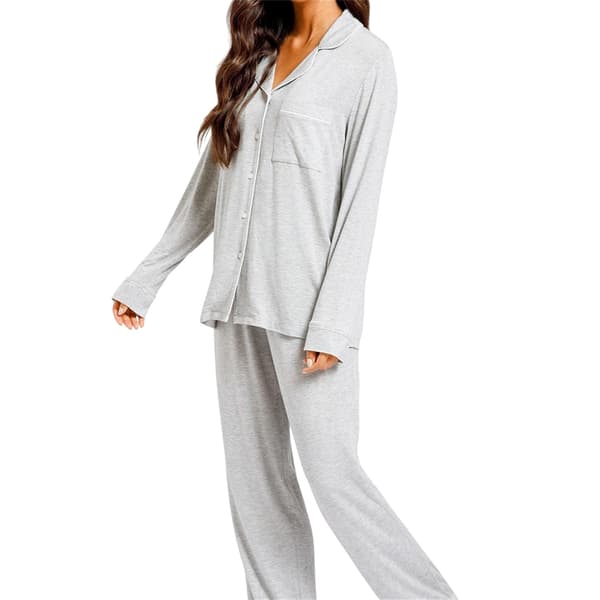 Chelsea Peers Dam Modal Lång Pyjamas med Knappar