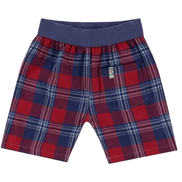 Lilly & Sid Barn/Kids Rutiga Vändbara Shorts